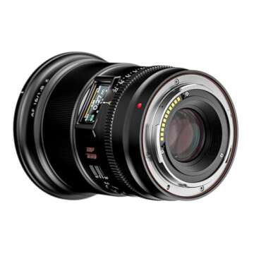 VILTROX AF 16mm f/1.8 Full Frame Lens for Nikon Z, Autofocus Lens with Built-in LCD Screen Compatible with Nikon Z Mount Cameras Zfc Z50 Z5 Z6 Z7 Z8 Z9 Z7 Mark II