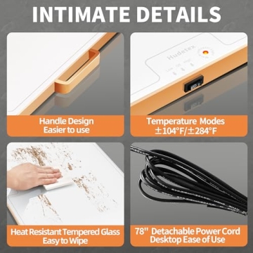 Large Electric Warming Tray for Food with Thermostat