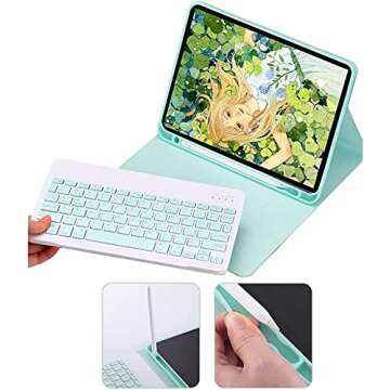 AnMengXinLing iPad Mini 5 Keyboard Case with Mouse