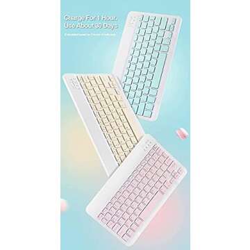 AnMengXinLing iPad Mini 5 Keyboard Case with Mouse