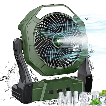 Ausic Portable Misting Fan: 10000mAh Personal Cooling Solution