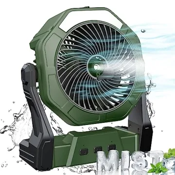 Ausic Portable Misting Fan: 10000mAh Personal Cooling Solution
