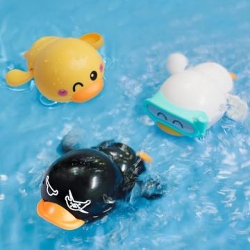 LiKee Floating Wind-Up Bath Toys for Toddlers - Fun Bath Time!