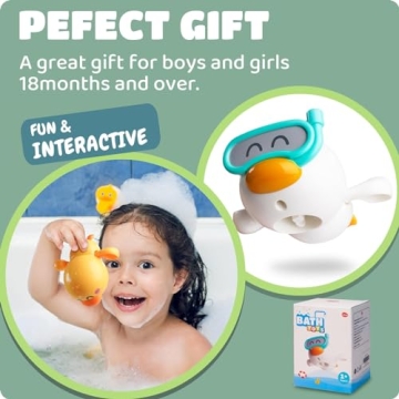 LiKee Floating Wind-Up Bath Toys for Toddlers - Fun Bath Time!