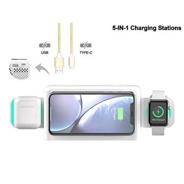 Emerson Smartset Alarm Clock with Wireless Charging