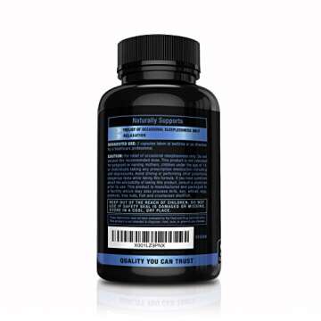 Revive Herbs Melatonin, GABA, L-Theanine - for Occasional Sleeplessness Only - 60 Veggies Capsules - Includes Magnesium, 5-HTP, Phellodendron Root Powder & Mucuna Pruriens