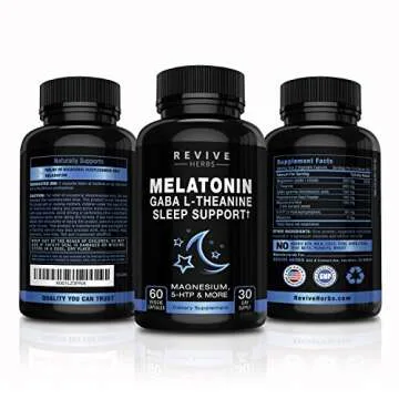 Revive Herbs Melatonin with GABA & L-Theanine for Sleep