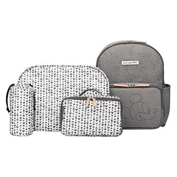 Petunia Pickle Bottom District Backpack | Baby Bag | Baby Diaper Bag for Parents | Baby Backpack Diaper Bag | Stylish, Spacious Backpack for On-The-Go Modern Moms & Dads | Love Mickey Mouse
