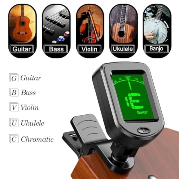 JINWEE Guitar Tuner and Capo Set for Beginners