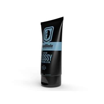 HeadBlade HeadLube Glossy Aftershave Moisturizer Lotion for Men (5 oz) - Leaves Head Shiny and Grease-Free