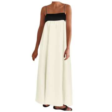 Stylish Women’s Linen Maxi Dress for Summer Outings