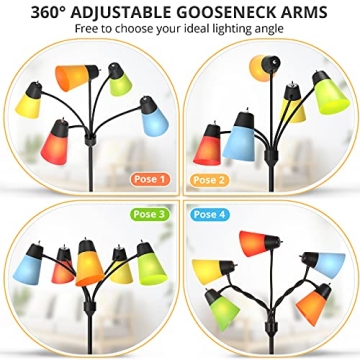 FOLKSMATE LED Floor Lamp for Home & Kids Room