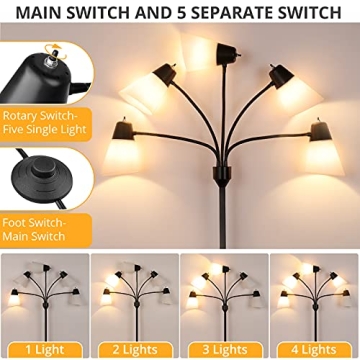 FOLKSMATE LED Floor Lamp for Home & Kids Room