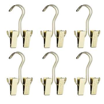 Boottique Boot Organizer: The Boot Rack- Fits in Most Closets- Hangs, Holds, Shapes, & Protects every size and style of Boots (Boot Rack with 6 Gold Hangers)