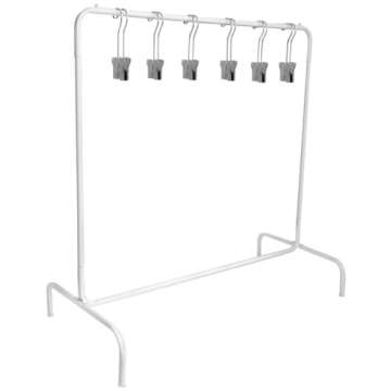 Boottique Boot Organizer: The Boot Rack- Fits in Most Closets- Hangs, Holds, Shapes, & Protects every size and style of Boots (Boot Rack with 6 Gold Hangers)