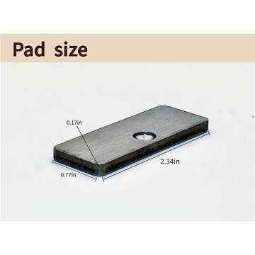 RACOFSB Fingerboard Rail Obstacles Self Assembled Made of Solid Stainless Steel for Pro Finger Skateboard (11" Long 2.2" Tall)