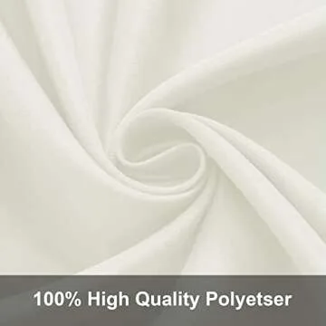 Joccun 8X10FT Ivory Backdrop Background for Photography,Polyester Backdrop Curtain Background Screen for Photography,Photoshoot,Video Recording,Studio(8X10ft,Ivory)