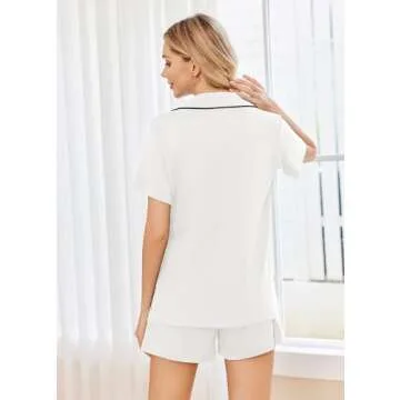 Ekouaer Women's Summer Pajamas Set for Comfortable Nights