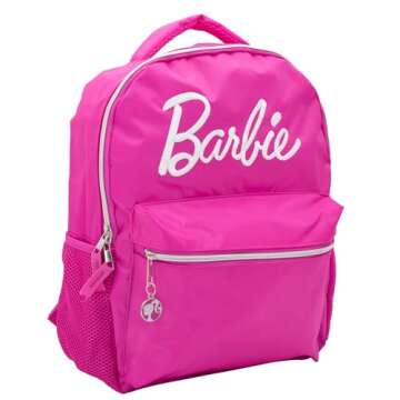 AI ACCESSORY INNOVATIONS Barbie Backpack for Girls, Bookbag with Adjustable Shoulder Straps & Padded...