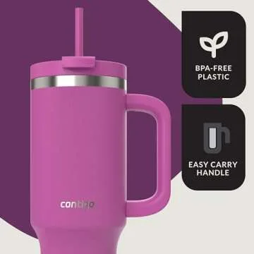 Contigo Streeterville 40oz Tumbler, Stainless Steel Vacuum Insulated, Leak-Proof, Cold for 29 Hours, Galactic