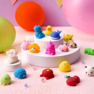 Affordable JOYIN Mochi Squishy Toys Set - 25 Mini Kawaii Gifts