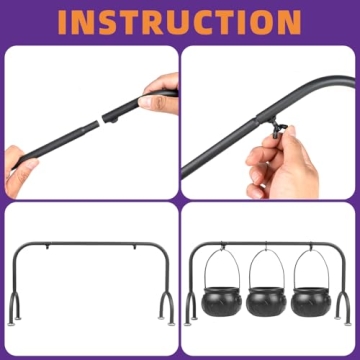 Kendane Witches Cauldron Candy Bowls for Halloween Fun!