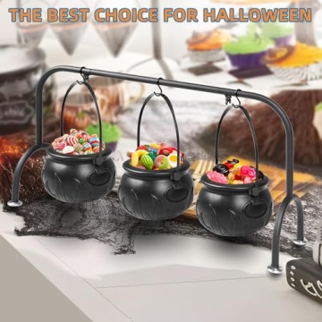 Kendane Witches Cauldron Candy Bowls for Halloween Fun!