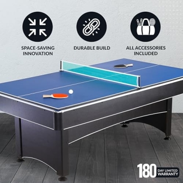 Hathaway Maverick Deluxe Pool Table With Ping Pong Combo