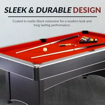 Hathaway Maverick Deluxe Pool Table With Ping Pong Combo
