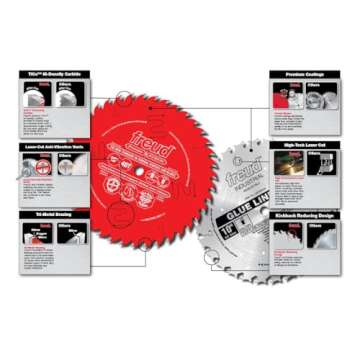 Freud LU79R010: 10" Thin Kerf Ultimate Plywood & Melamine Blade