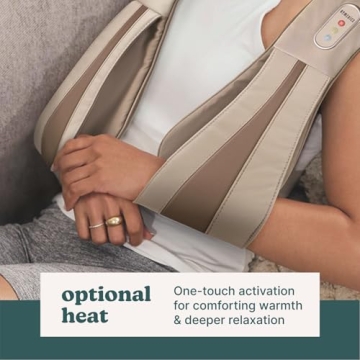 HoMedics Shiatsu Heated Neck Massager with 3 Speed Settings