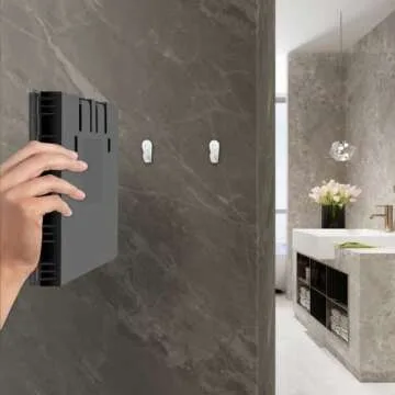 LMZNXCZ with LED Lights 3 Way Mirror for Self Hair Cutting,360 Haircuts Mirror Men for Barber Use Tools,to See Back of Head,Tri Fold Mirror with Portable Height Adjustable Telescoping Hooks