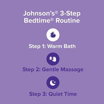 Johnson's Bedtime Baby Bath with Soothing NaturalCalm Aromas, Hypoallergenic & Tear Free Formula, 27.1 fl. oz