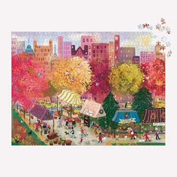 Challenging Autumn Puzzle with Gorgeous Artwork for Families