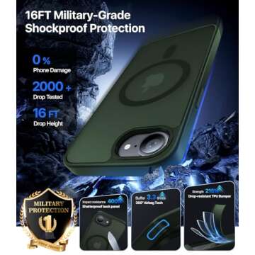 Magnetic Shockproof Case for iPhone 16e - Military-Grade Protection