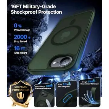 Magnetic Shockproof Case for iPhone 16e - Military-Grade Protection