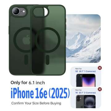 Magnetic Shockproof Case for iPhone 16e - Military-Grade Protection