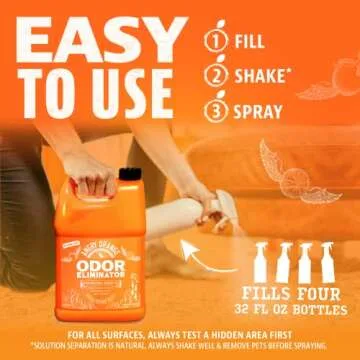 ANGRY ORANGE Pet Odor Eliminator - Fresh Citrus Clean