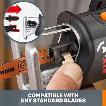 Worx 20V Power Share Dual Action Jigsaw & Reciprocating Saw