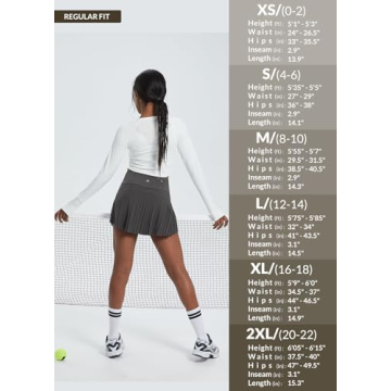 Stylish BALEAF Women's Pleated Tennis Skirt - Perfect Activewear