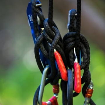 YUZENET Braided Arborist Rigging Rope - 100ft Strength