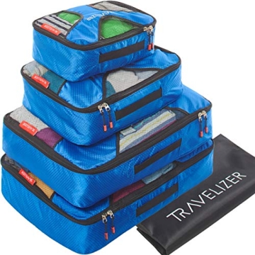 Travelizer Packing Cubes Set - Ultimate Travel Organization Solution
