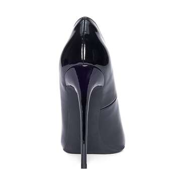 Elisabet Tang Women Pumps, Pointed Toe High Heel 4.7 Inch/12cm Party Prom Shoes Stiletto Wedding Heels for Bride Shoes for Women Black Pumps Size 6