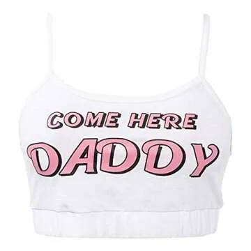 FULA-bao Come Here Daddy Please Lingerie Set for Women