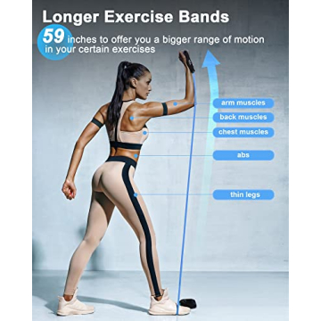 Resistance Bands Set for Strength Training and Rehabilitation