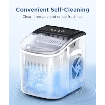 COWSAR Stainless Steel Ice Maker for Home Use
