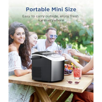 COWSAR Stainless Steel Ice Maker for Home Use