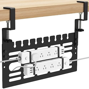 Upgrade Under Desk Cable Management Rack for a Tidy Workspace