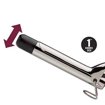 HOT TOOLS Professional Pink Titanium Curling Iron/Wand, 1 Inch