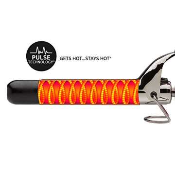 HOT TOOLS Professional Pink Titanium Curling Iron/Wand, 1 Inch